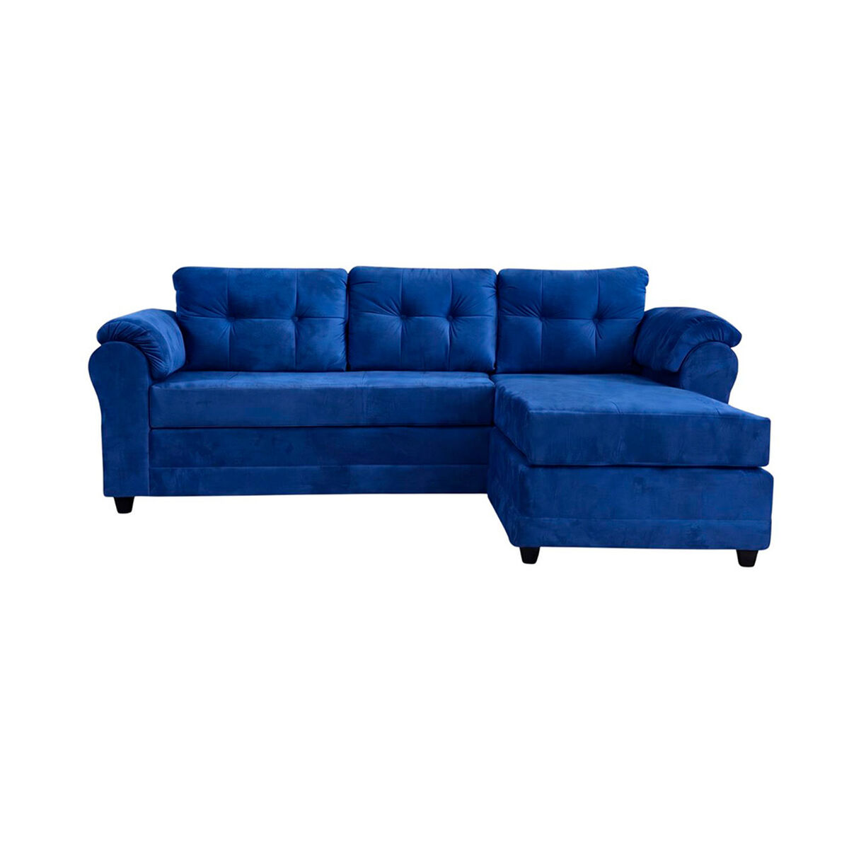 Seccional Muebles MPR Queen 4 Cuerpos Azul