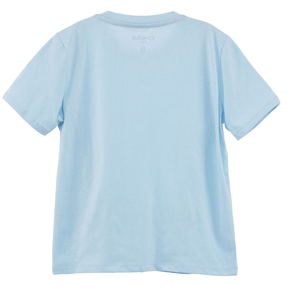 Polera Manga Corta de Algodón Niño Chess