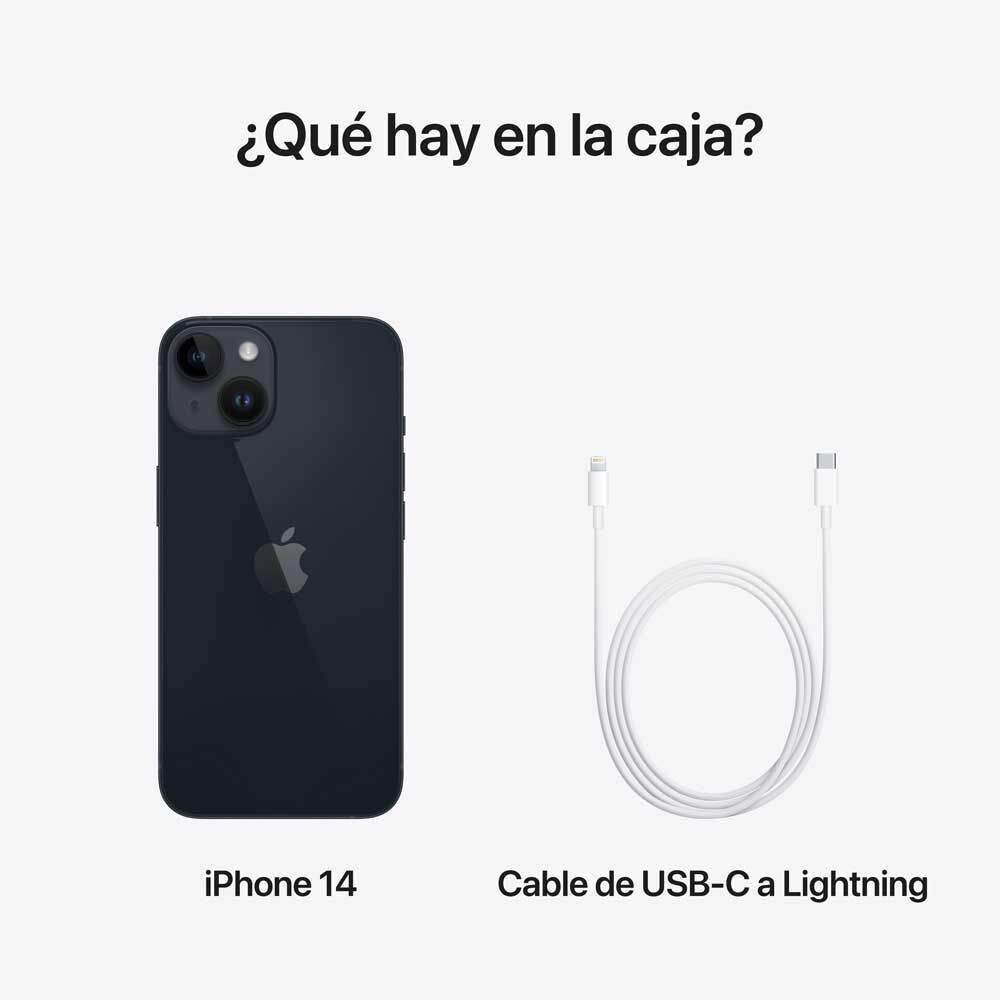 Apple iPhone 14 128GB Medianoche 6,1