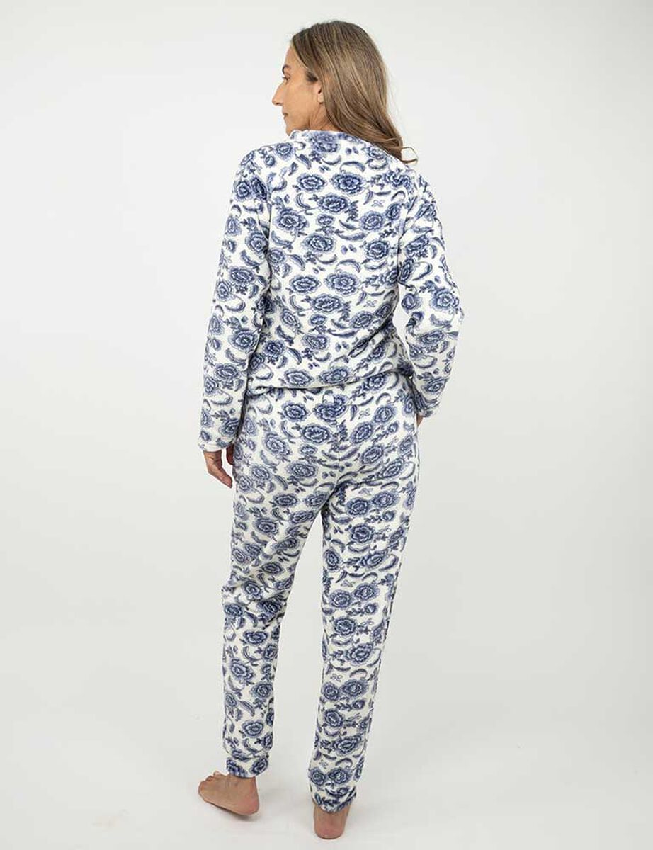 Pijama de Polar Mujer Portman Club