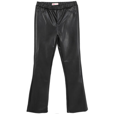 Imagen 2 del producto Calza Flare Ecocuero Niña Mila Negro