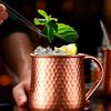 Set 4 Vasos Simplit Moscow Mule Mojito 500 Ml + Bombilla