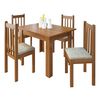Juego de Comedor Mobilo Zamarchi Canela 4 Sillas