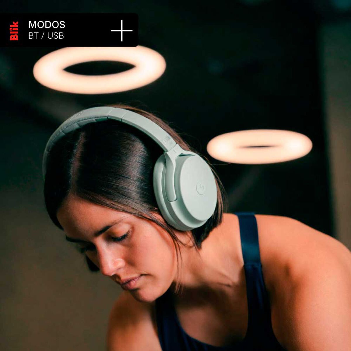 Aud&iacute;fonos In Ear bluetooth Blik NEO-GRE Verde claro