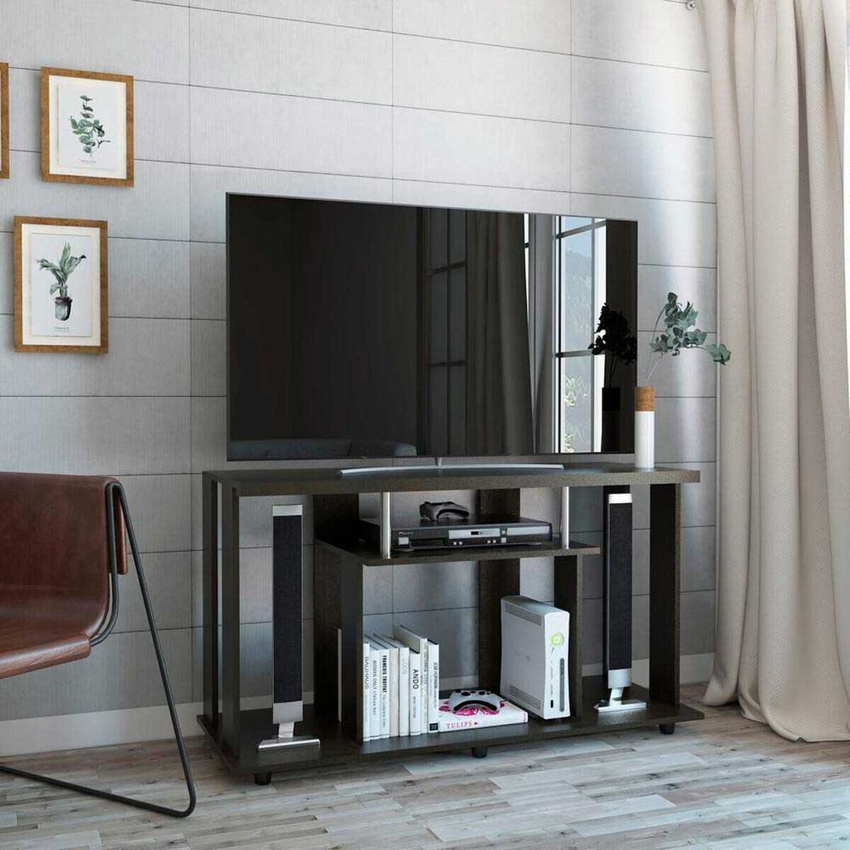 Rack TV TuHome Lannes Wengue Hasta 50"