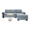 Sofá Seccional Living Factory Oregon 4 Cuerpos Gris