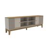Rack Exit Florencia Hasta 79" Nogal-Beige