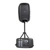Combo Audio 2 Parlantes Minicomponente + 2 Atriles + Amplificador + Micrófono Inalámbrico Hyundai