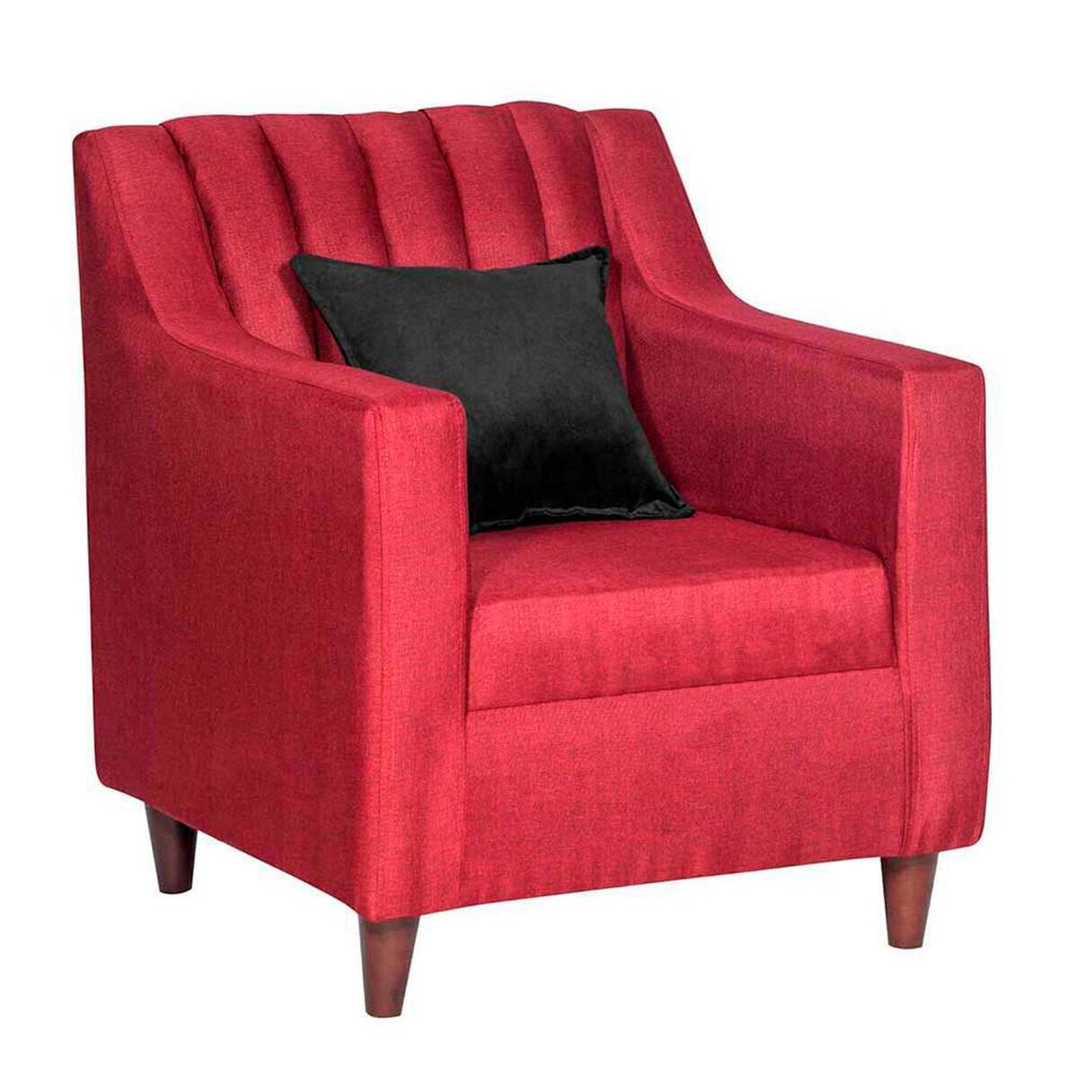 Juego de Living Dise&ntilde;o A&M Home Isabella Sof&aacute; 3 Cuerpos + 2 Sillones 1 Cuerpo Burdeo