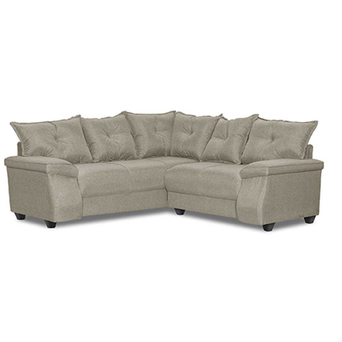 Sofá Seccional Derecho  Innovamuebles Fortaleza 5 Cuerpos Beige