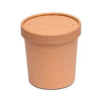 Pote Kraft De Gaune 12oz 50 Unidades