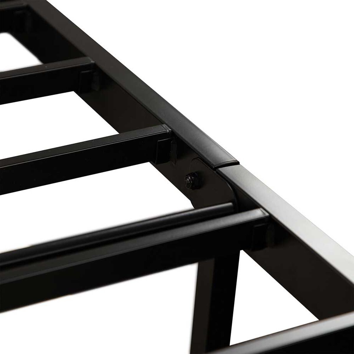 Cama Europea CIC Iron Smart 2 Plazas Excellence + Respaldo Black Tapizado + Faldón