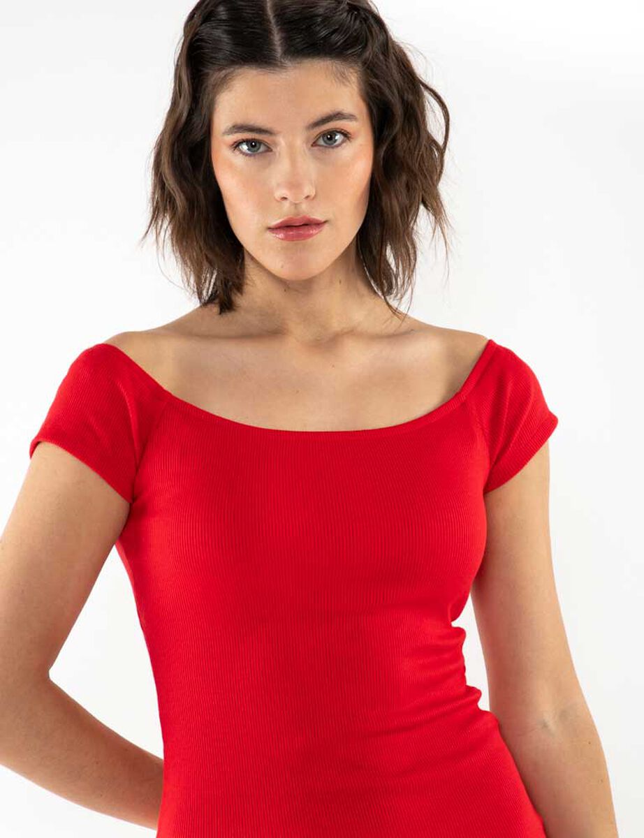 Vestido Corto Manga Corta Mujer Icono