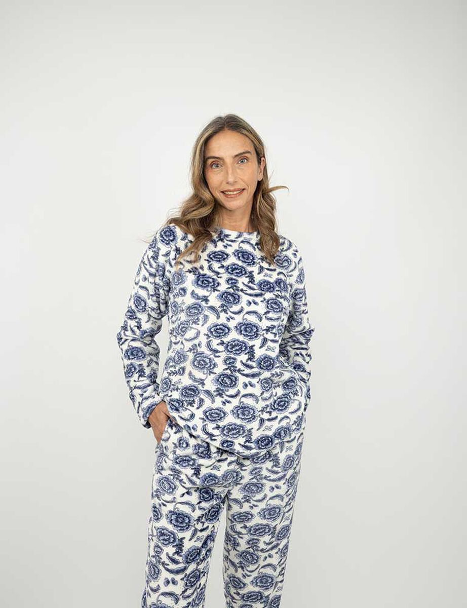 Pijama de Polar Mujer Portman Club