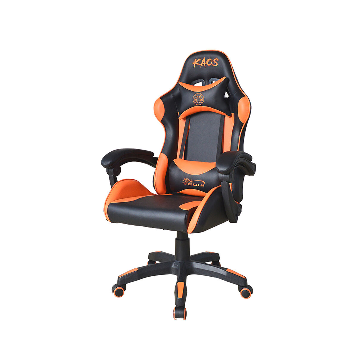 Silla Gamer Njoytech Kaos Naranja