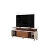 Rack TV Altavision Tomy Frow 60" Café y Blanco