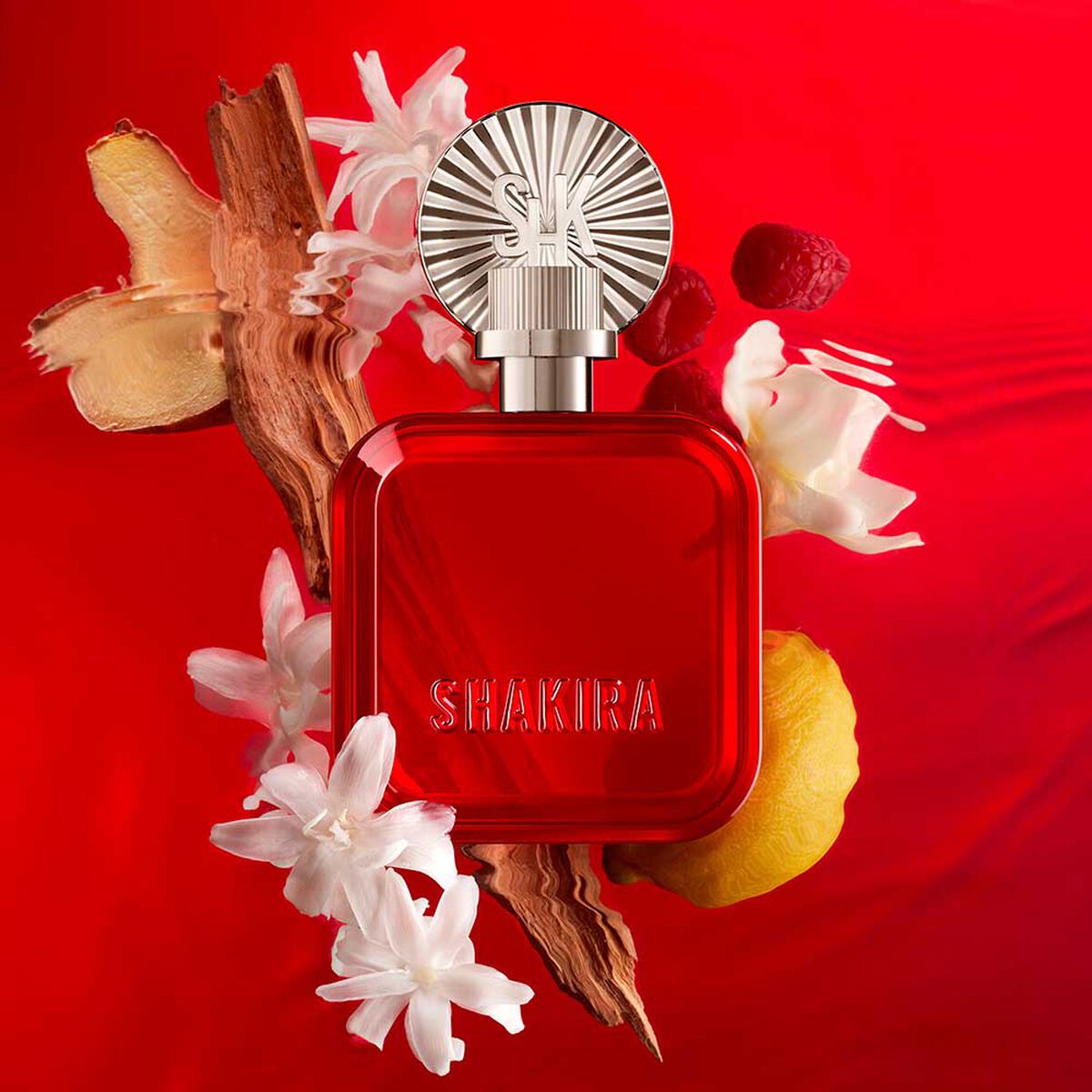 Set Perfume Shakira Mujer Rojo Shakira Eau de Parfum 80 ml + Loción Corporal 75 ml