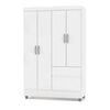 Clóset KEA Ideal 4 Puertas 2 Cajones Blanco