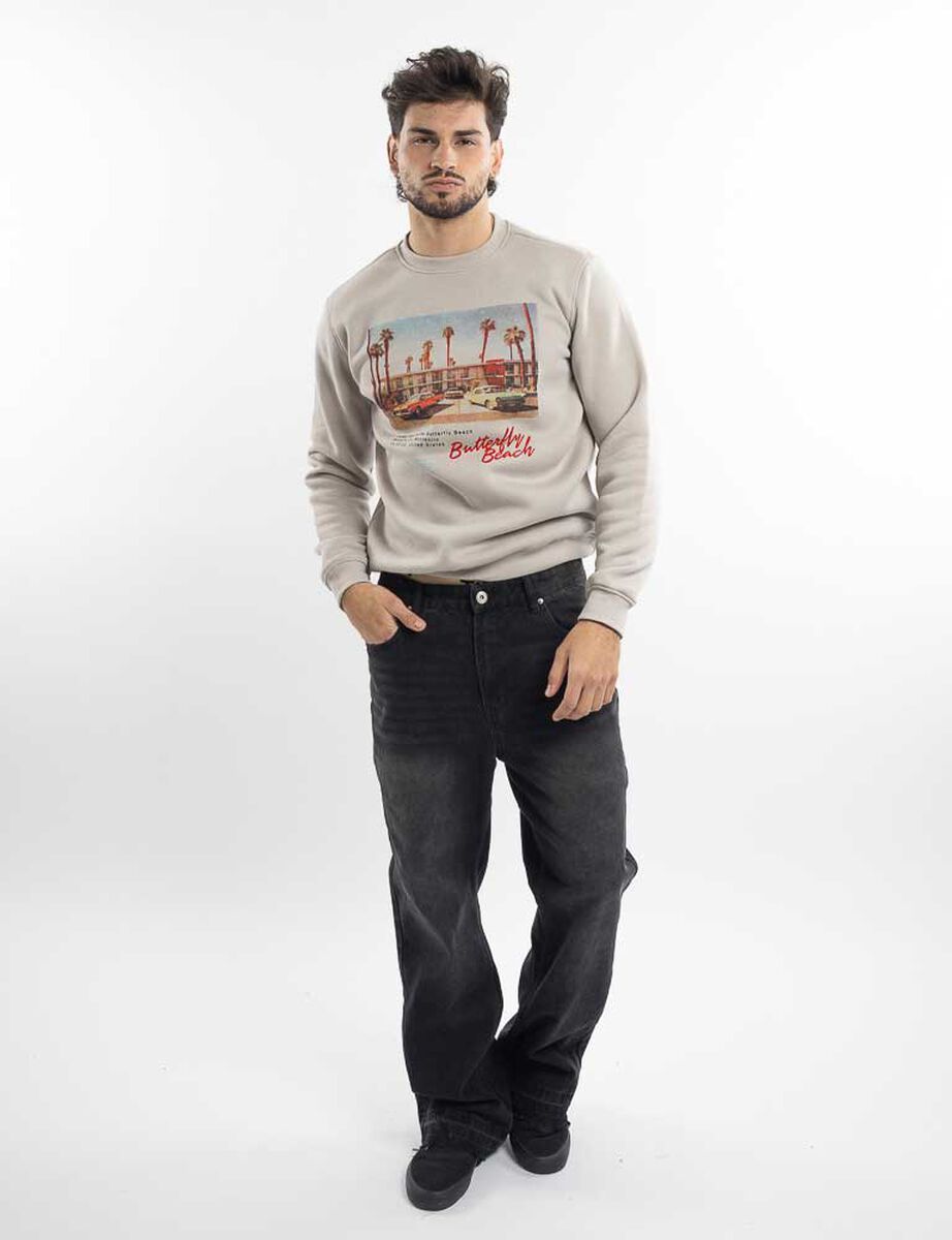Poler&oacute;n Con Estampado Hombre Cutback