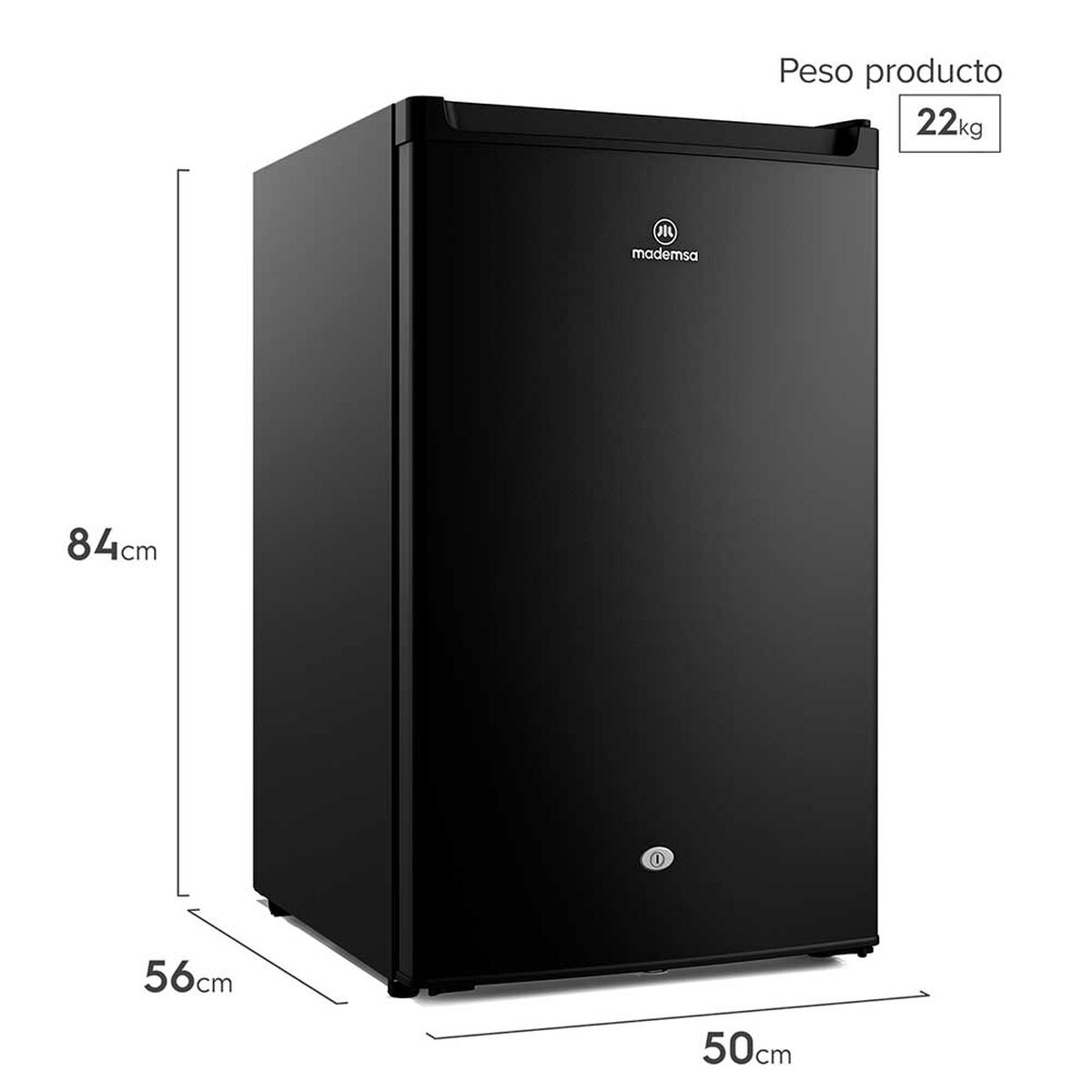 Minibar Mademsa MMB 120 B 122 lts.