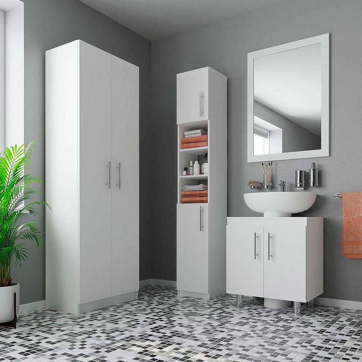 Mueble de Ba&ntilde;o Organizador CIC 2 Puertas