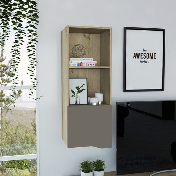 Mueble Alto Auxiliar TuHome Obregon  Duna y Taupe
