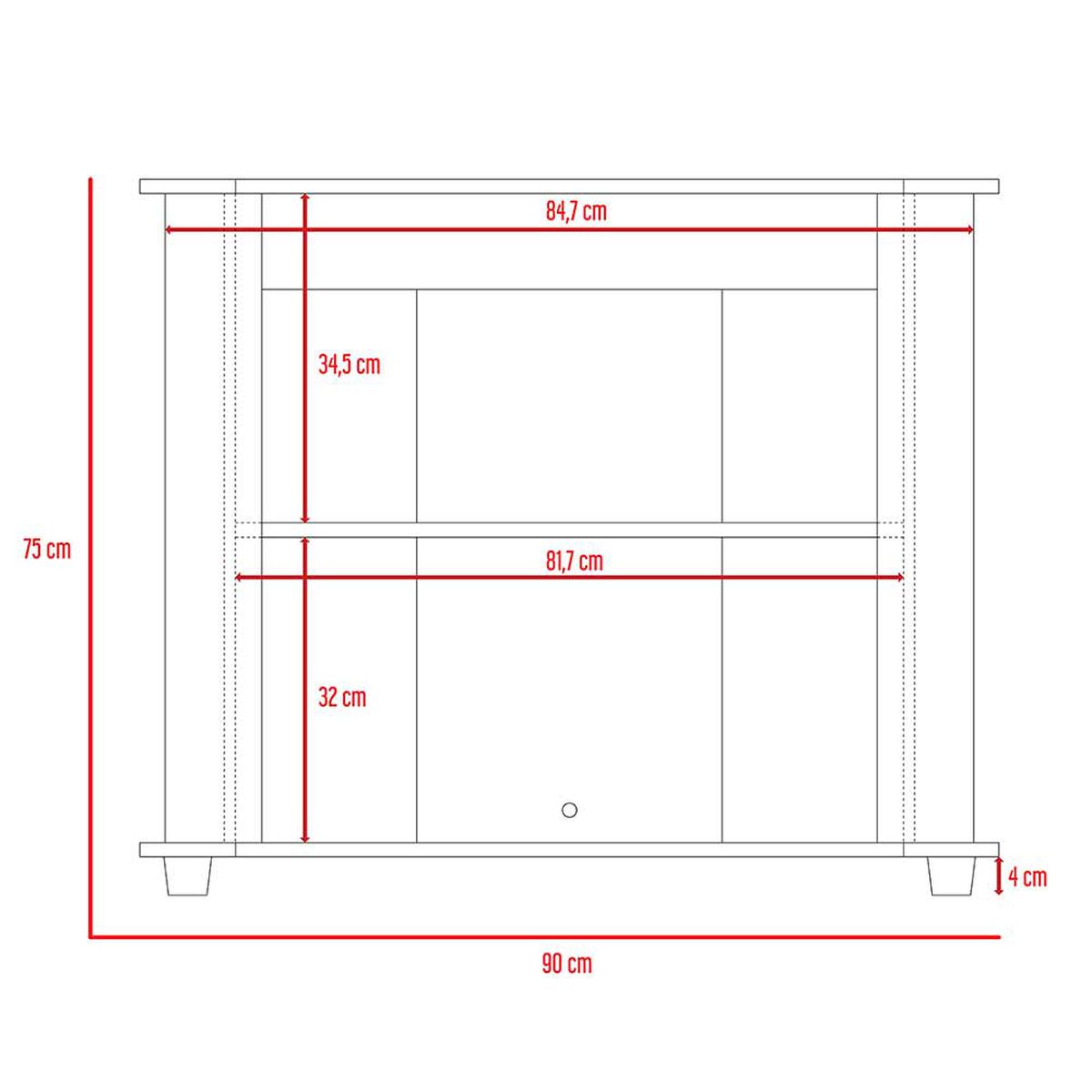 Rack TV TuHome Maori Hasta 40" Co&ntilde;ac
