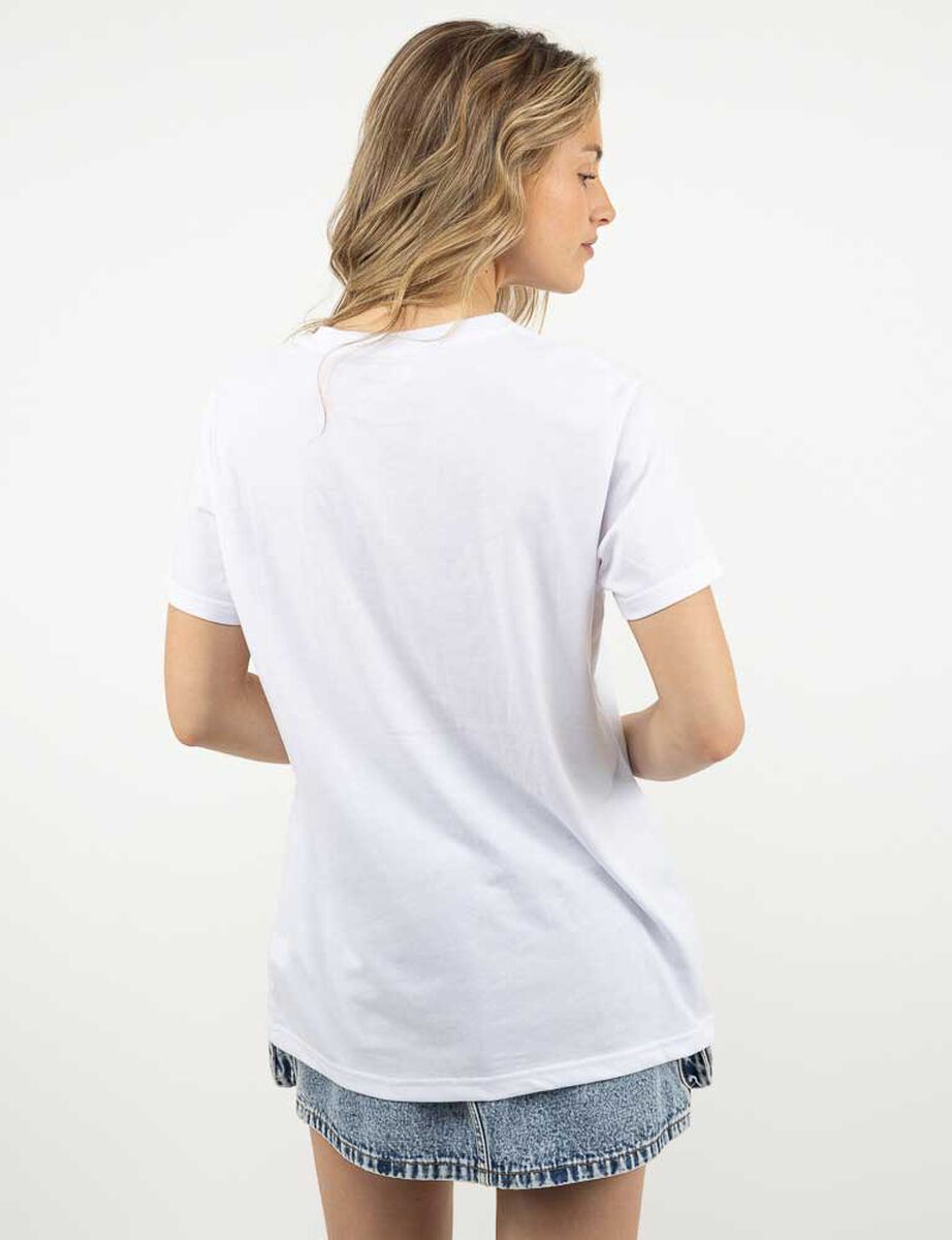 Polera Con Estampado Manga Corta Mujer Icono