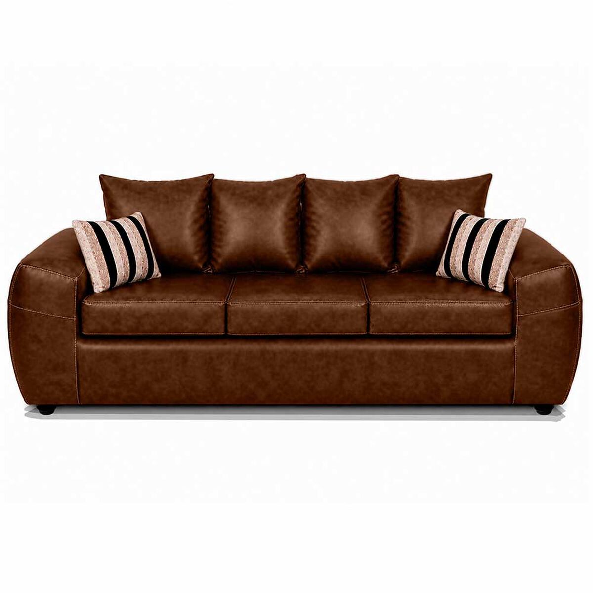 Juego de Living Elegant Detail New Houston 3-2 Cuerpos Tostado