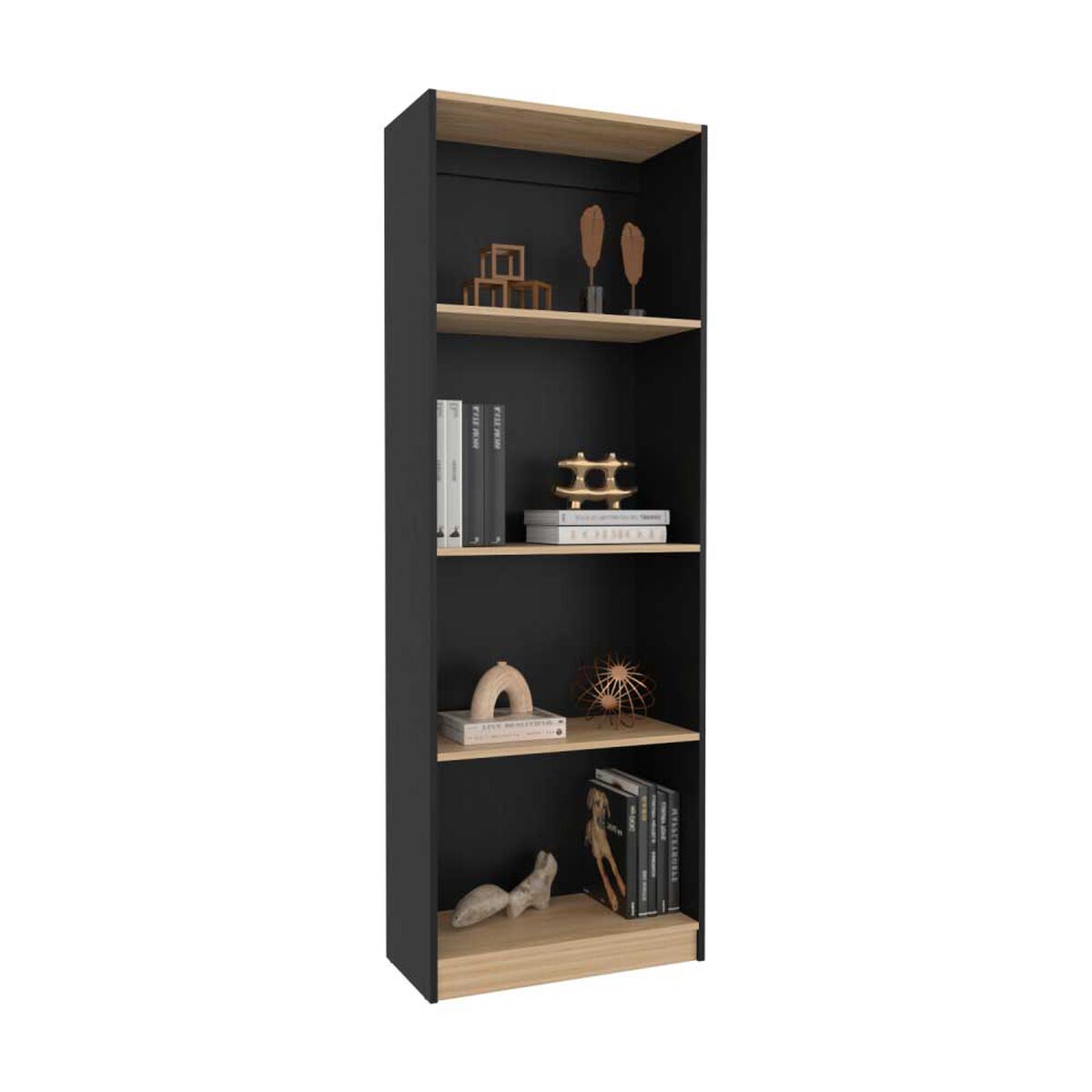 Estante TuHome Home E1 5 Repisas Wengue Fresno Europeo