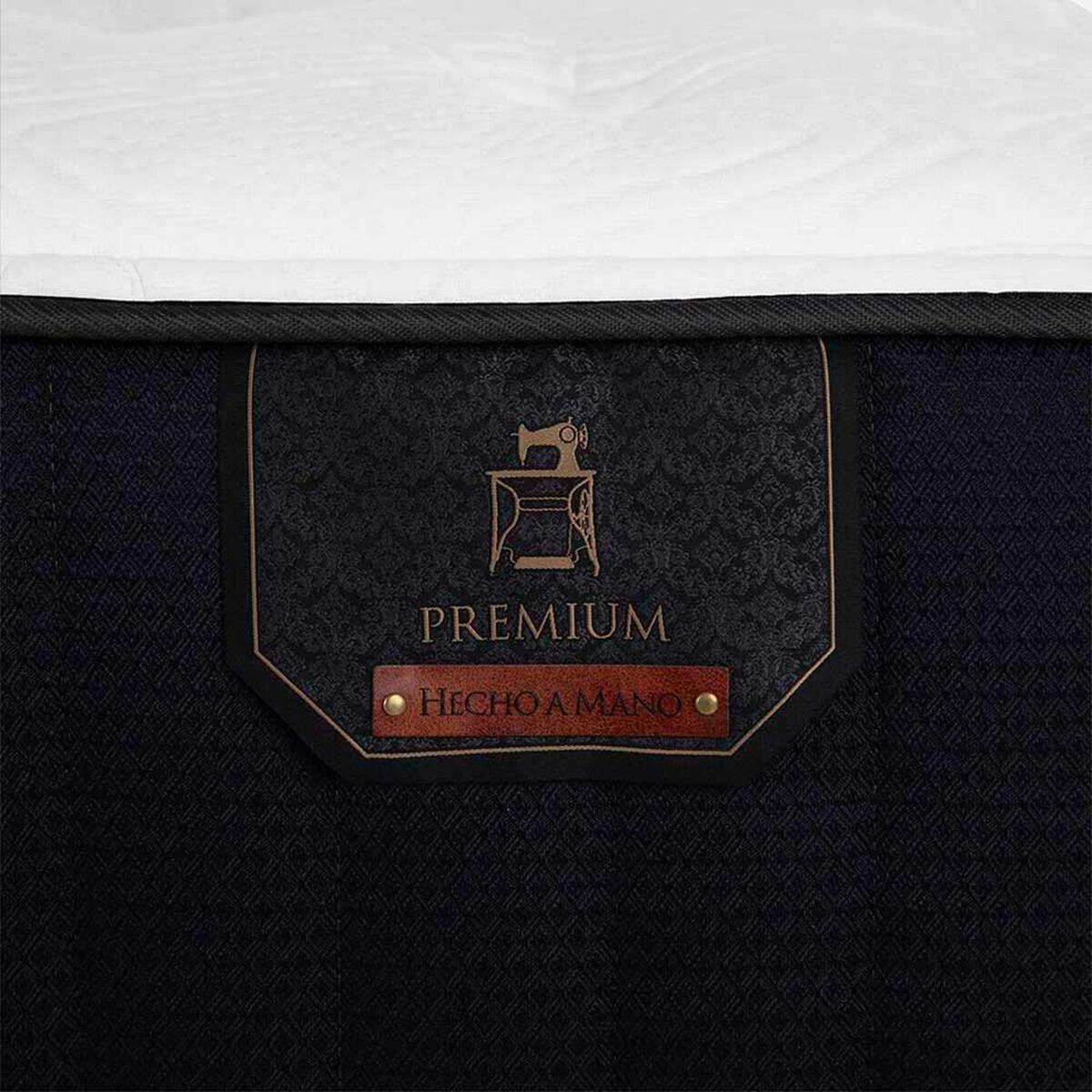 Cama Nido CIC 1,5 Plazas Premium + Respaldo Gales Negro