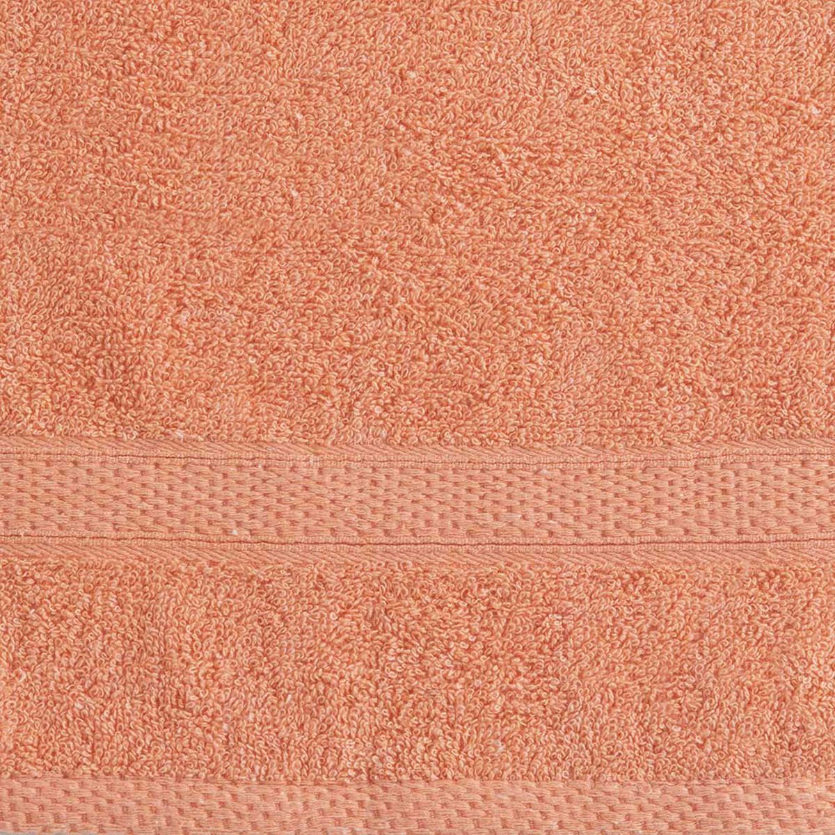 Set 2 Toallas de Baño Plumetti Colorix 68 x 137 cm Coral