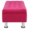 Banqueta Felpa Bodevir Lisboa 2 Cuerpos Fucsia