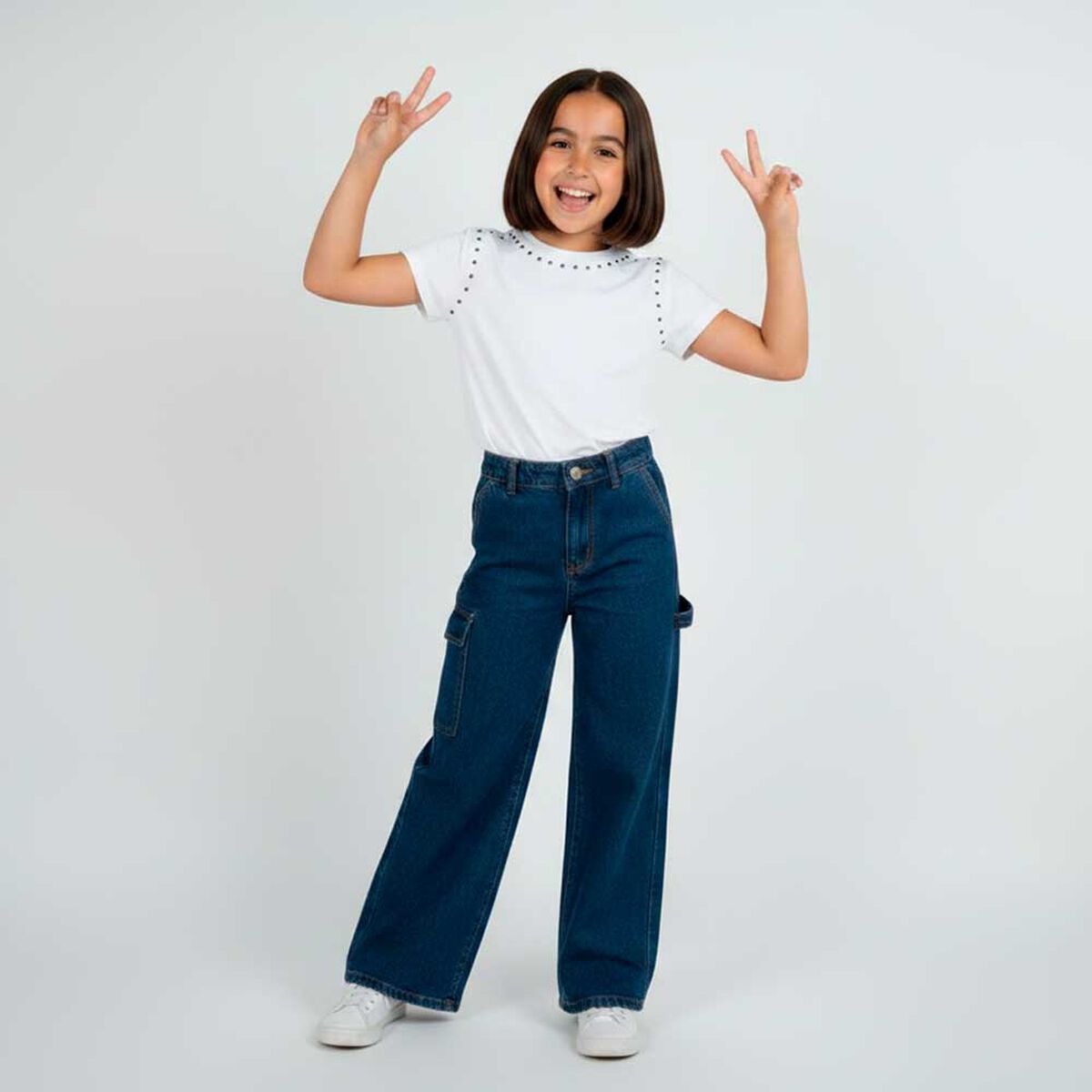 Polera Manga Corta Ni&ntilde;a Mila