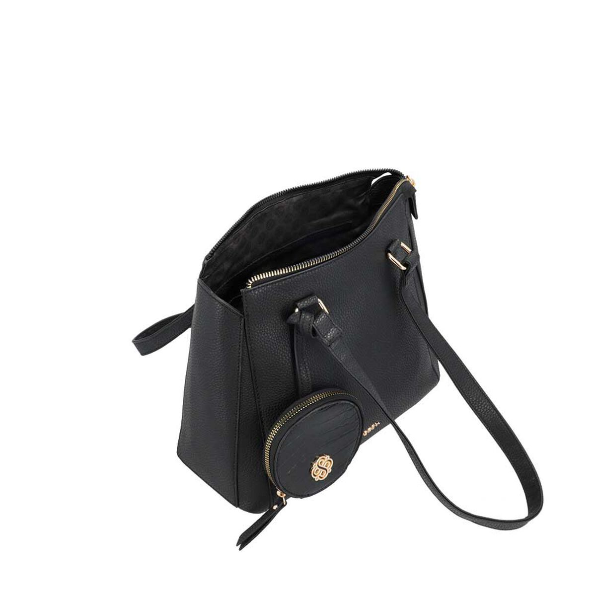 Cartera de Hombro Secret Sofia FW25 L Negro