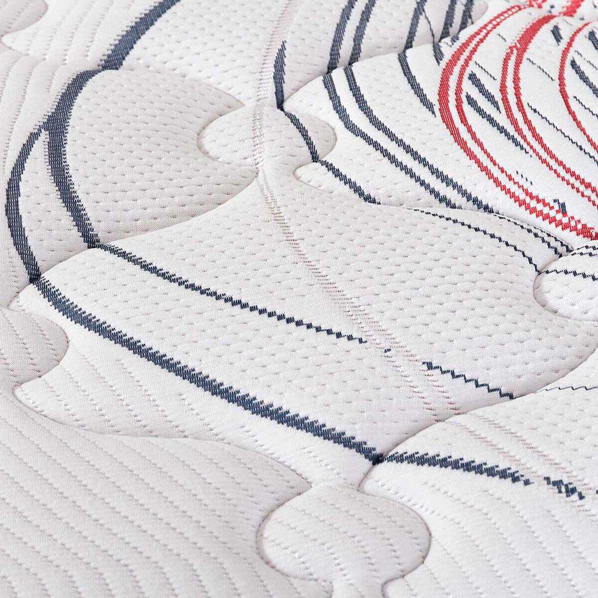 Cama Europea 2 Plazas  Threrapedic M&aacute;s Gris + Set Maderas  Florencia