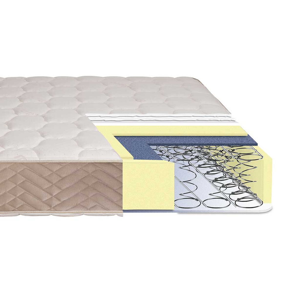 Cama Nido Celta 1,5 Plazas Bamboo + Respaldo + Velador Alicante + Almohada Bamboo Classic