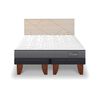 Cama Europea CIC Base Dividida 2 Plazas Anatomic + Respaldo Villarrica Alpino