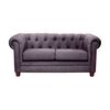 Sof&aacute; Latam Home Florencia 2 Cuerpos Gris Oscuro