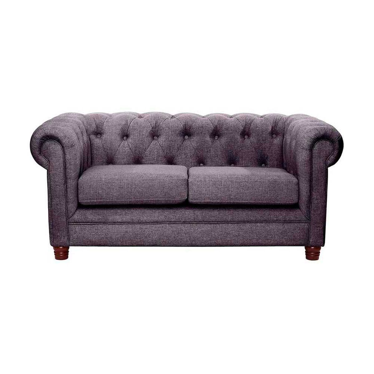 Sof&aacute; Latam Home Florencia 2 Cuerpos Gris Oscuro