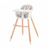 Silla de Comer Sienna Gris Kinderkraft