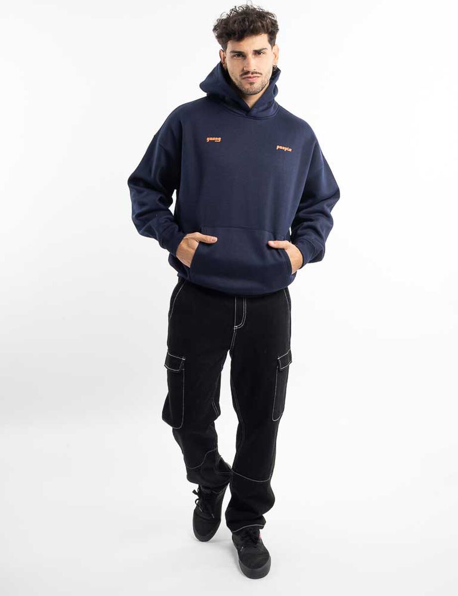 Poler&oacute;n Hoodie Boxy Hombre Icono