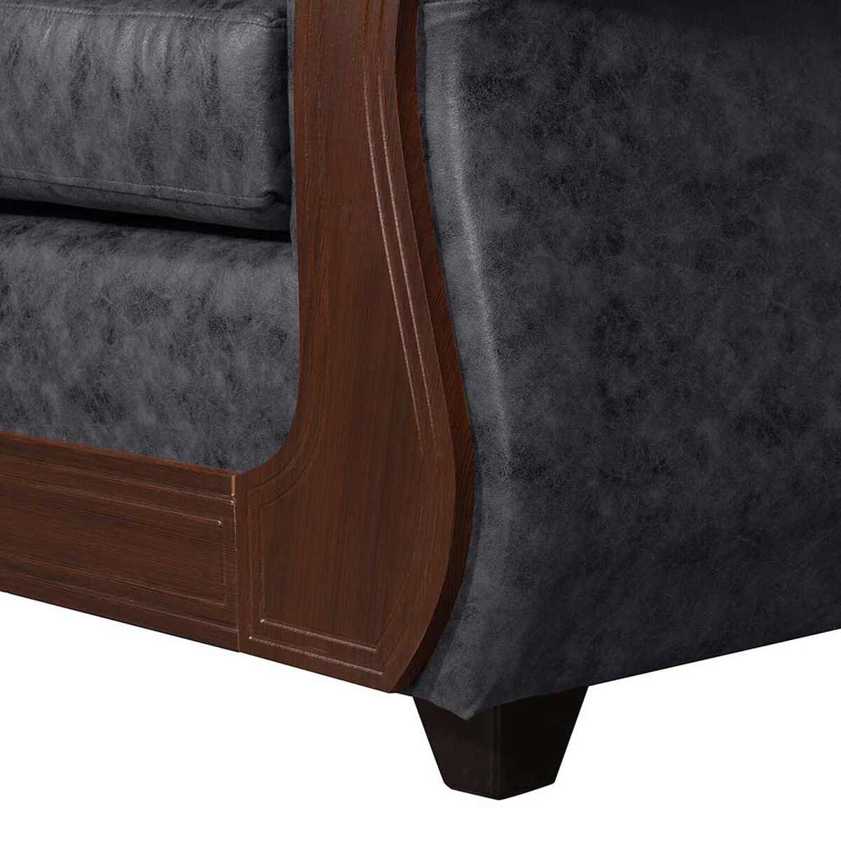 Sof&aacute; Black Factory Palermo 3 Cuerpos Gris