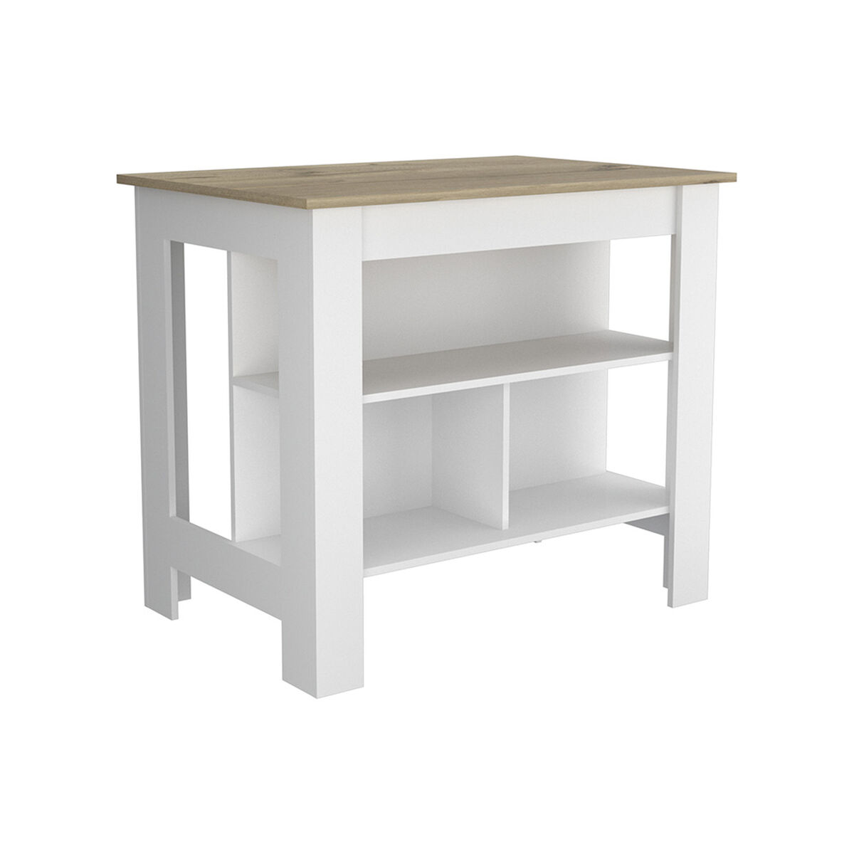 Mesa de Cocina TuHome Blanco Blanco Nevado