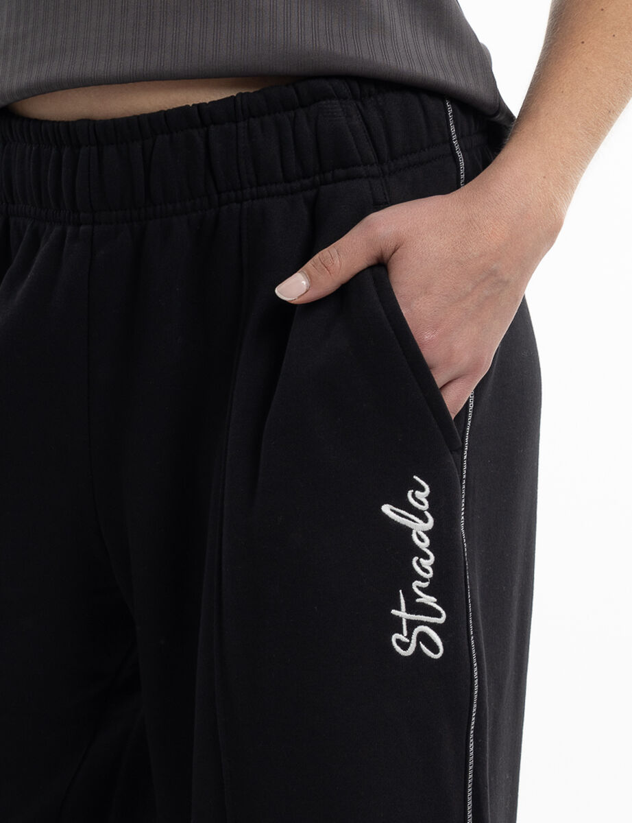 Pantal&oacute;n Buzo Wide Leg Mujer Lotto Strada