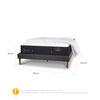Cama Europea CIC 2 Plazas Premium + Plumón