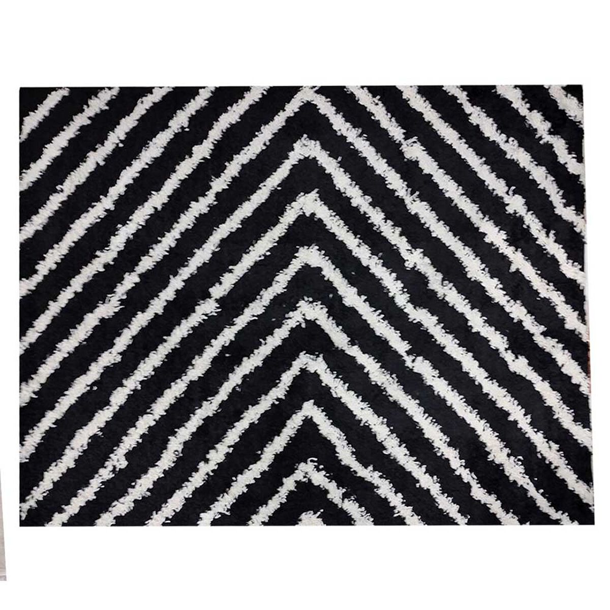 Bajada de Cama Idetex Shaggy Guiza 100 x 50 Negro