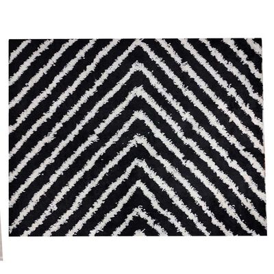 Bajada de Cama Idetex Shaggy Guiza 100 x 50 Negro