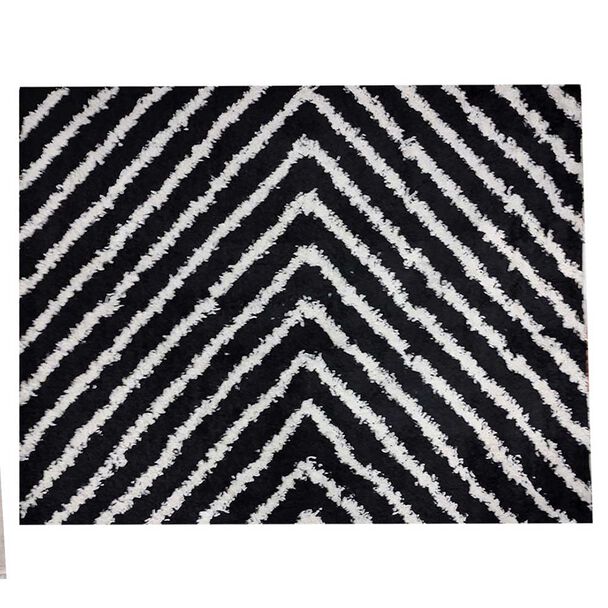 Bajada de Cama Idetex Shaggy Guiza 100 x 50 Negro