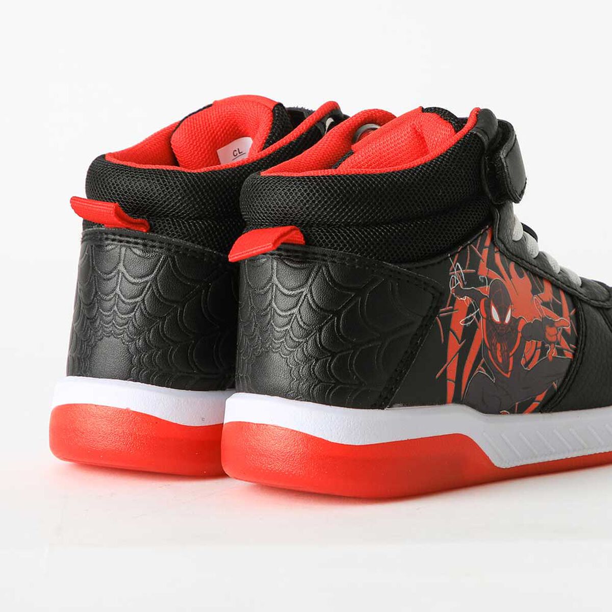 Zapatilla Con Luces Tela Ara&ntilde;a Ni&ntilde;o Marvel
